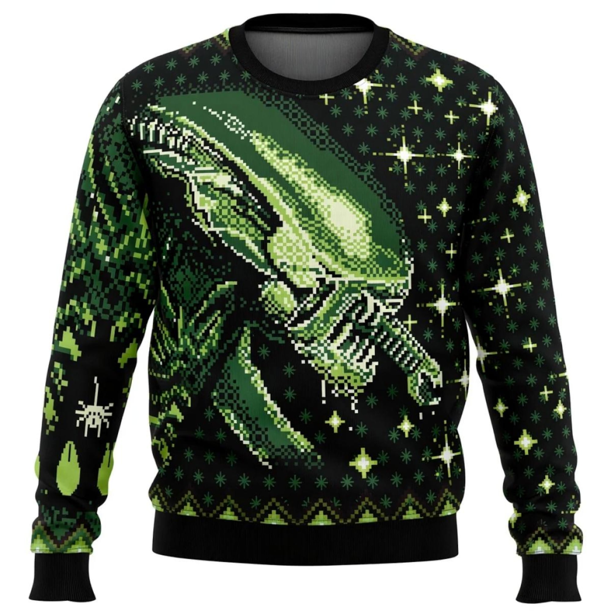 Christmas Alien Xenomorph Ugly Sweater, Alien 1979 Sweater, 90s Horror Movie
