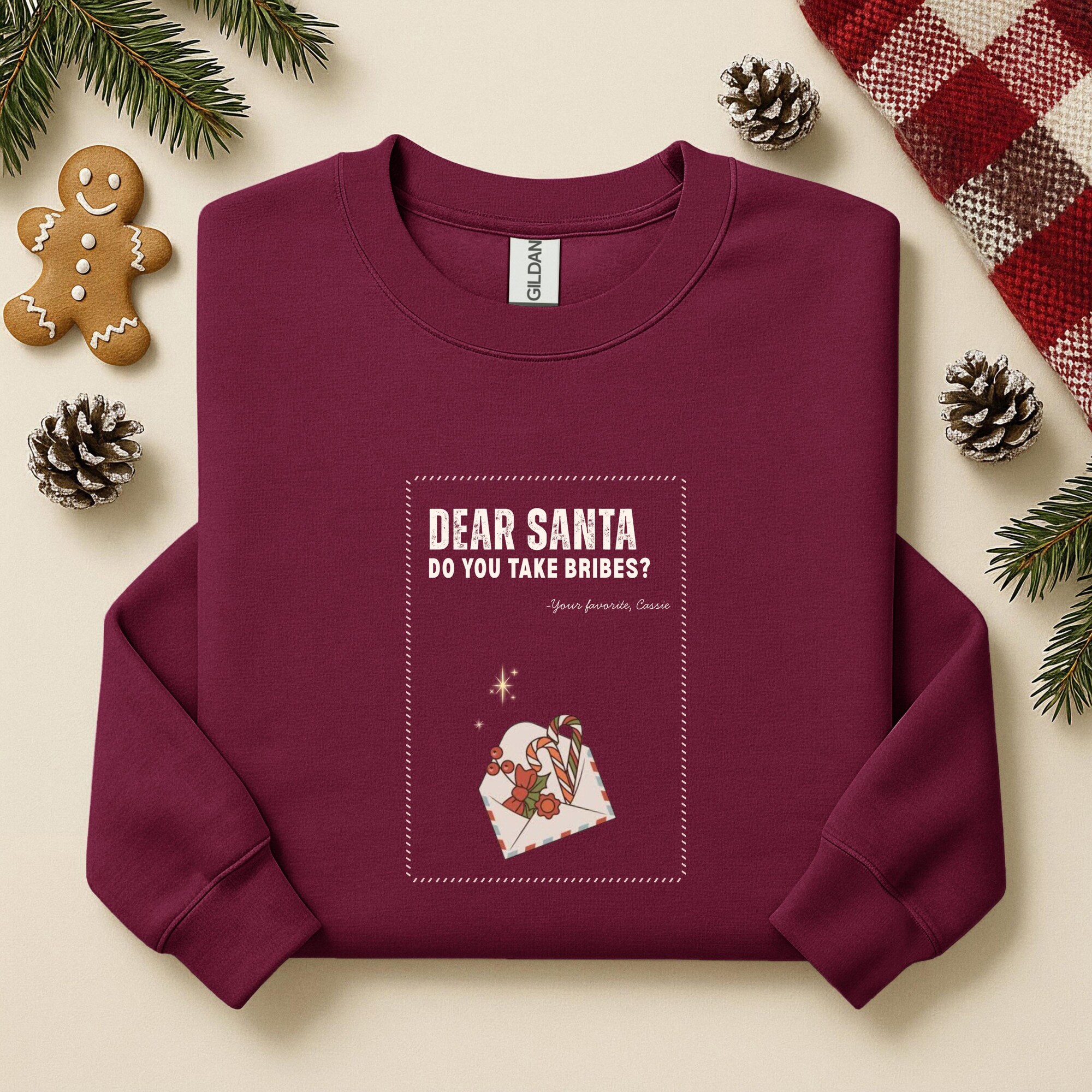 il_2000xN.7280938486_lfhb.jpg Custom Dear Santa-Do You Take Bribes? Sweater Custom Ugly Christmas Sweater Funny Holiday Sweater Group Ugly Christmas Sweater