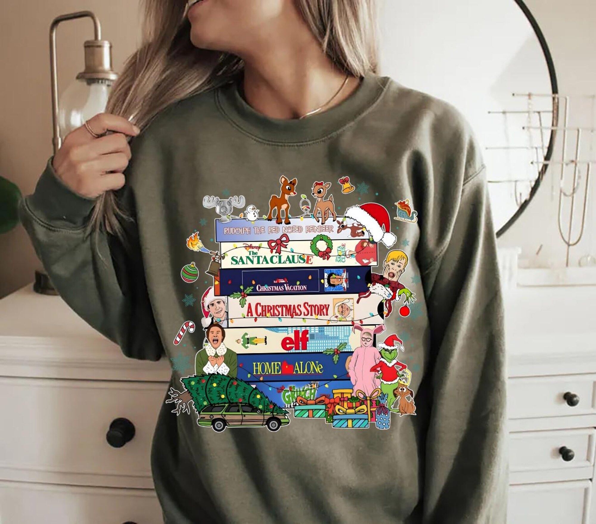 il_2000xN.7281170346_goiz-1.jpg Vintage Christmas Movies Sweatshirt, Christmas Movie Sweatshirt, Movie Night Matching Shirts ,Funny Christmas Movie, Christmas Sweatshirt