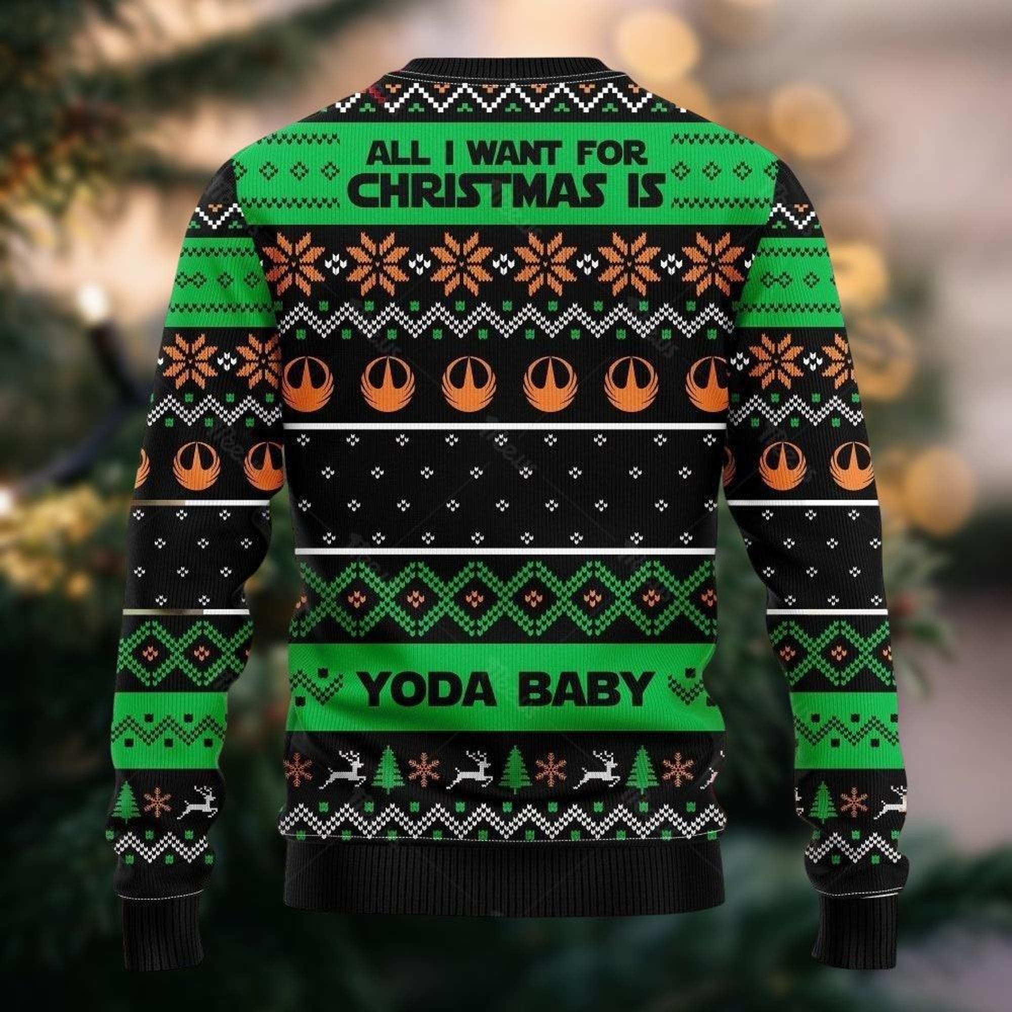 il_2000xN.7281414950_sphy.jpg Personalized Star Wars Baby Yoda Christmas Sweater, Star Wars Christmas Sweater, Disneyland Family Sweater, Funny Xmas Holiday Sweater