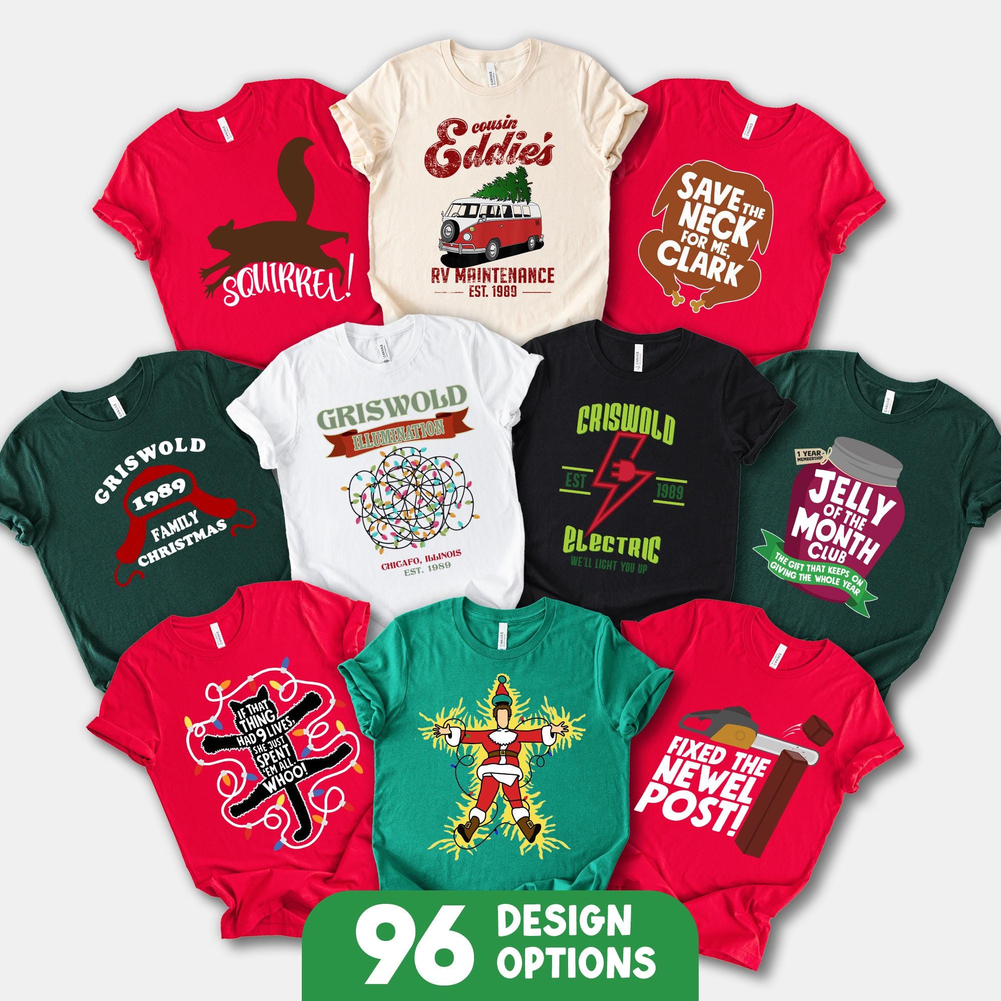 Christmas Vacation Shirt – Funny Griswold Family Tee, Matching Holiday Group T-Shirt