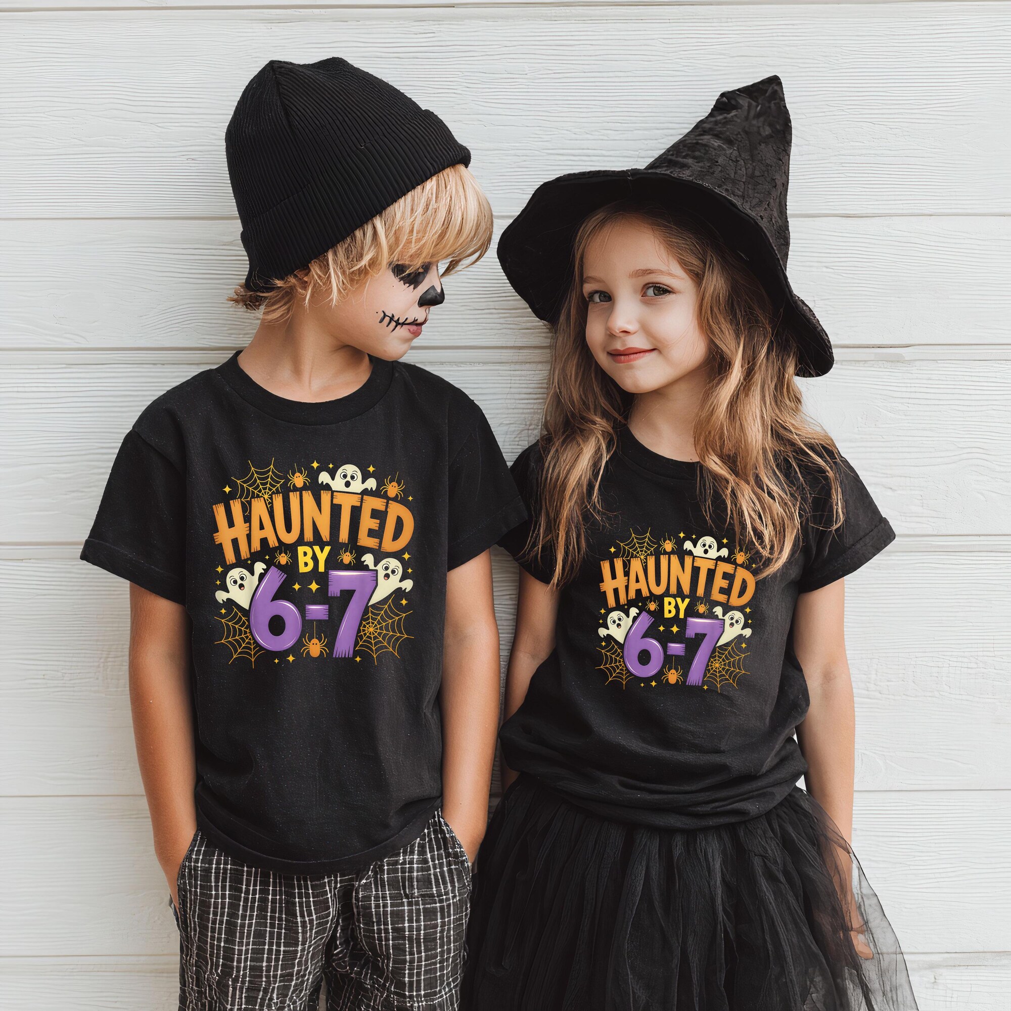il_2000xN.7288774165_rz5a-1.jpg Haunted By 6-7 Halloween Shirt: Spooky Viral Meme Tee