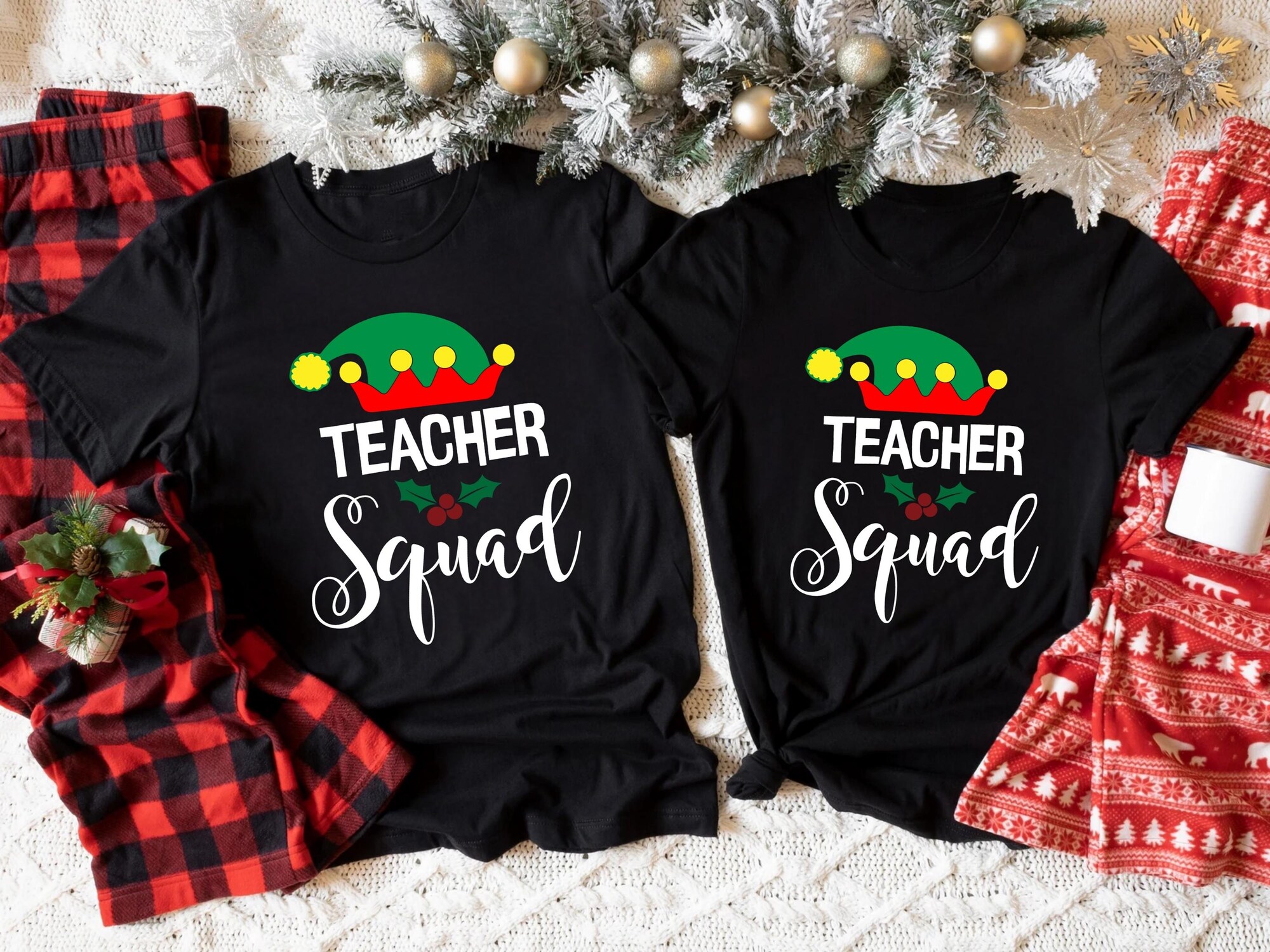 Christmas Teacher Squad Shirt, Christmas Teacher Shirt, Elf Teacher Squad Shirt, Christmas Gift for Teacher, Holiday Season