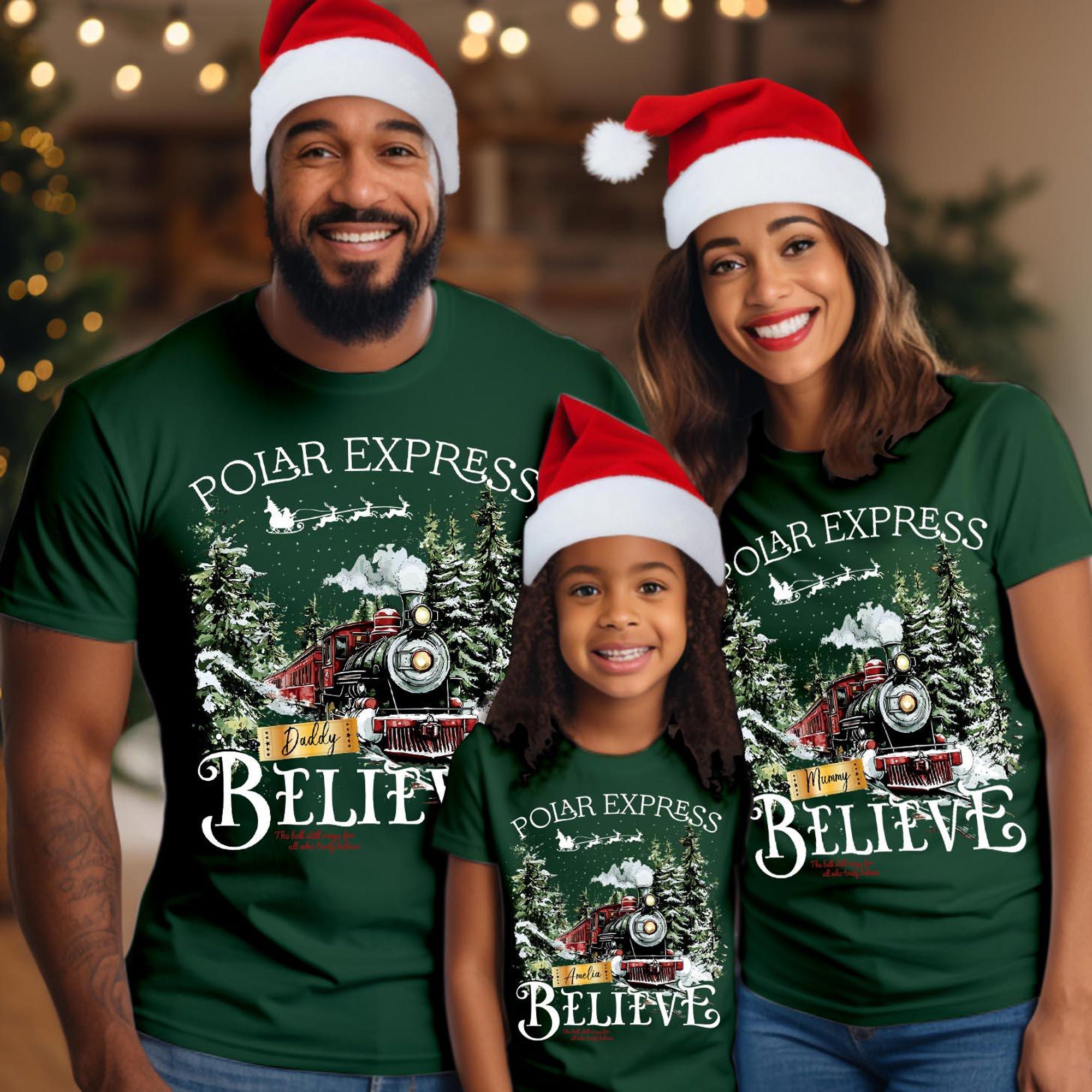 il_2000xN.7290730901_nkp7.jpg Personalised Christmas Polar Express Family Shirts, All Aboard Believe Christmas Tee, Holiday Matching Outfit, Custom Family Xmas Top T-5085