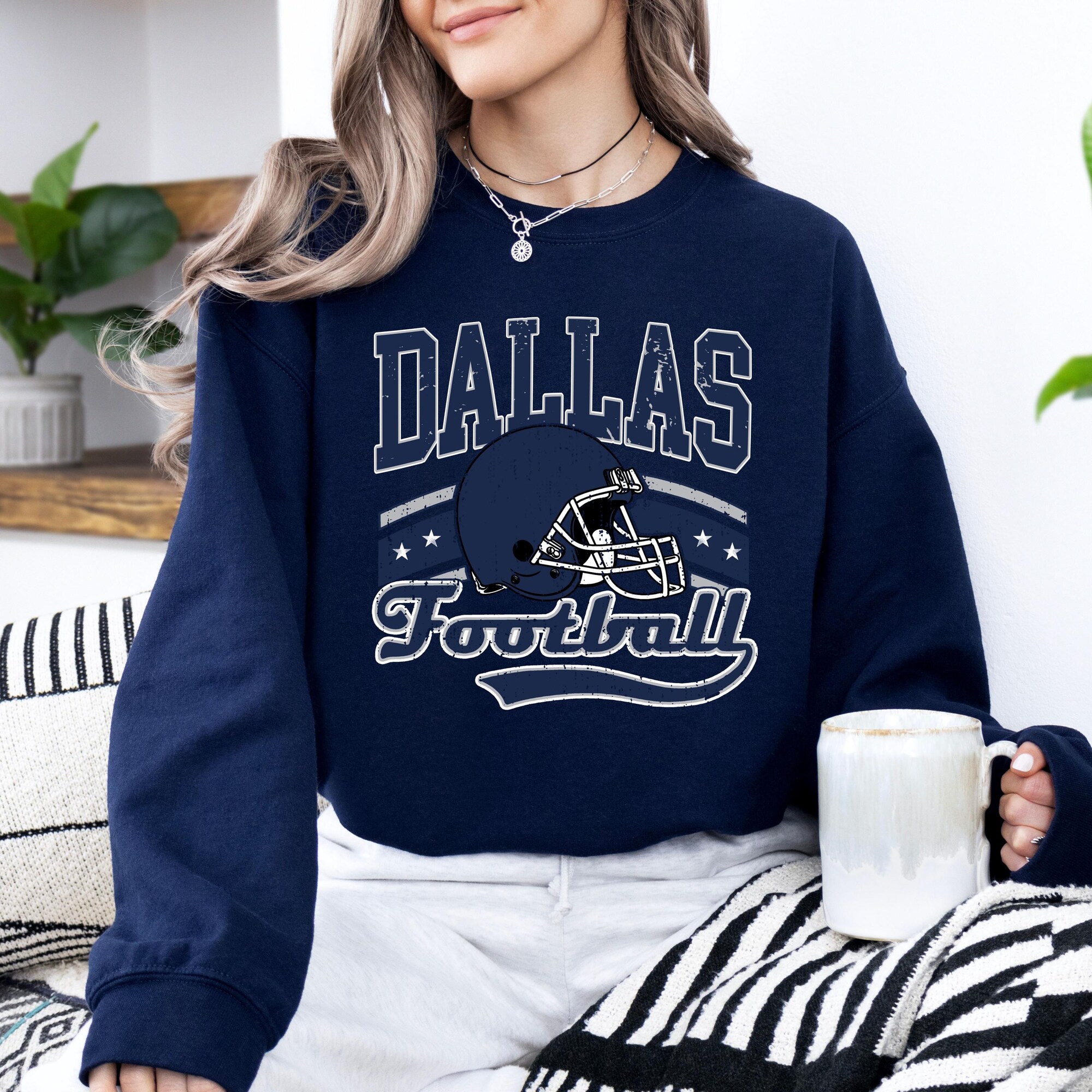 Dallas Football Vintage Style Sweatshirt, Dallas Retro Football Hoodie, Cowboy Sweatshirt, Dallas Fan Christmas Gift