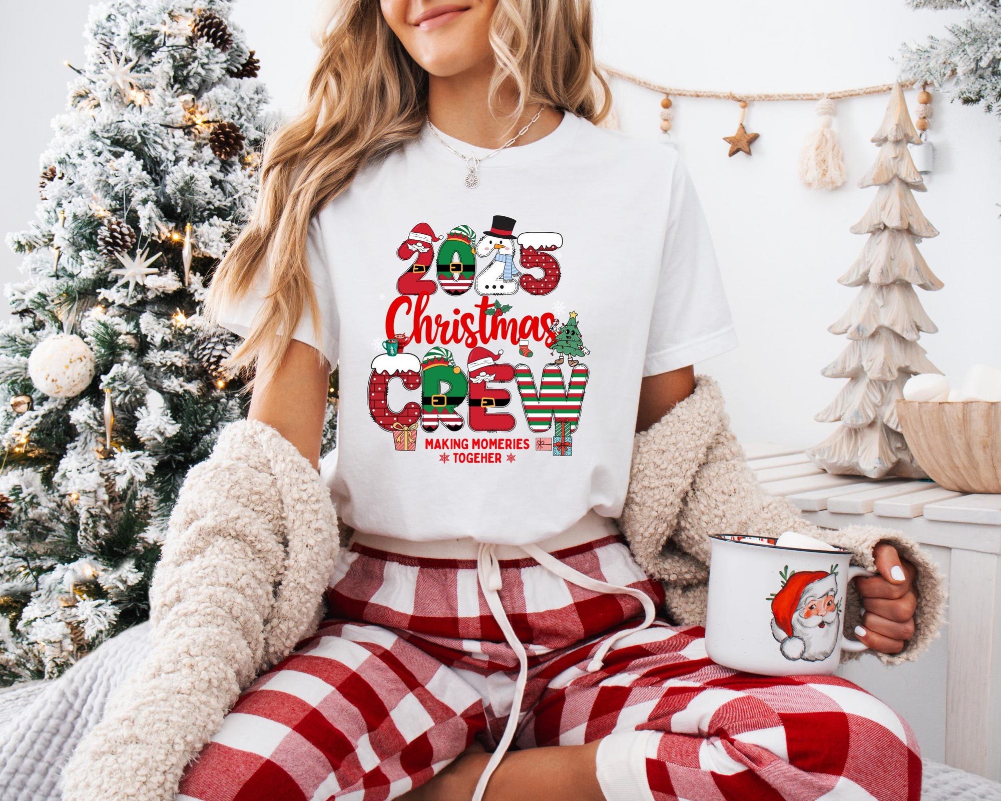 Christmas Crew 2025 Shirt, Family Christmas 2025 Shirt, Family Matching Christmas Tshirt, Christmas Couple Matching Shirt, Christmas Gift