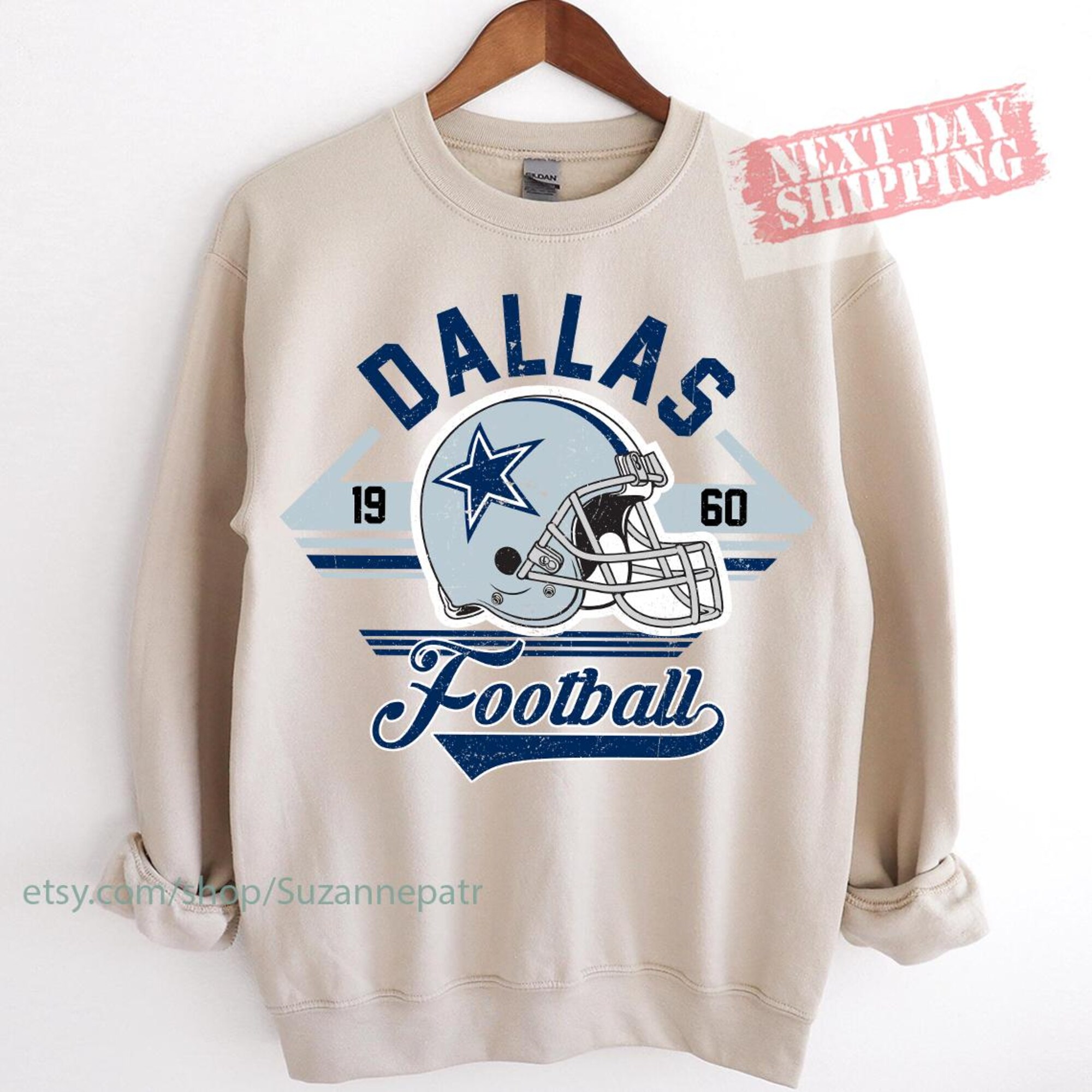 Dallas Football Vintage Style Sweatshirt T-Shirt, Dallas Football Hoodie, Cowboy Sweatshirt, Dallas Shirt, Football Shirt, Dallas Fans Gift