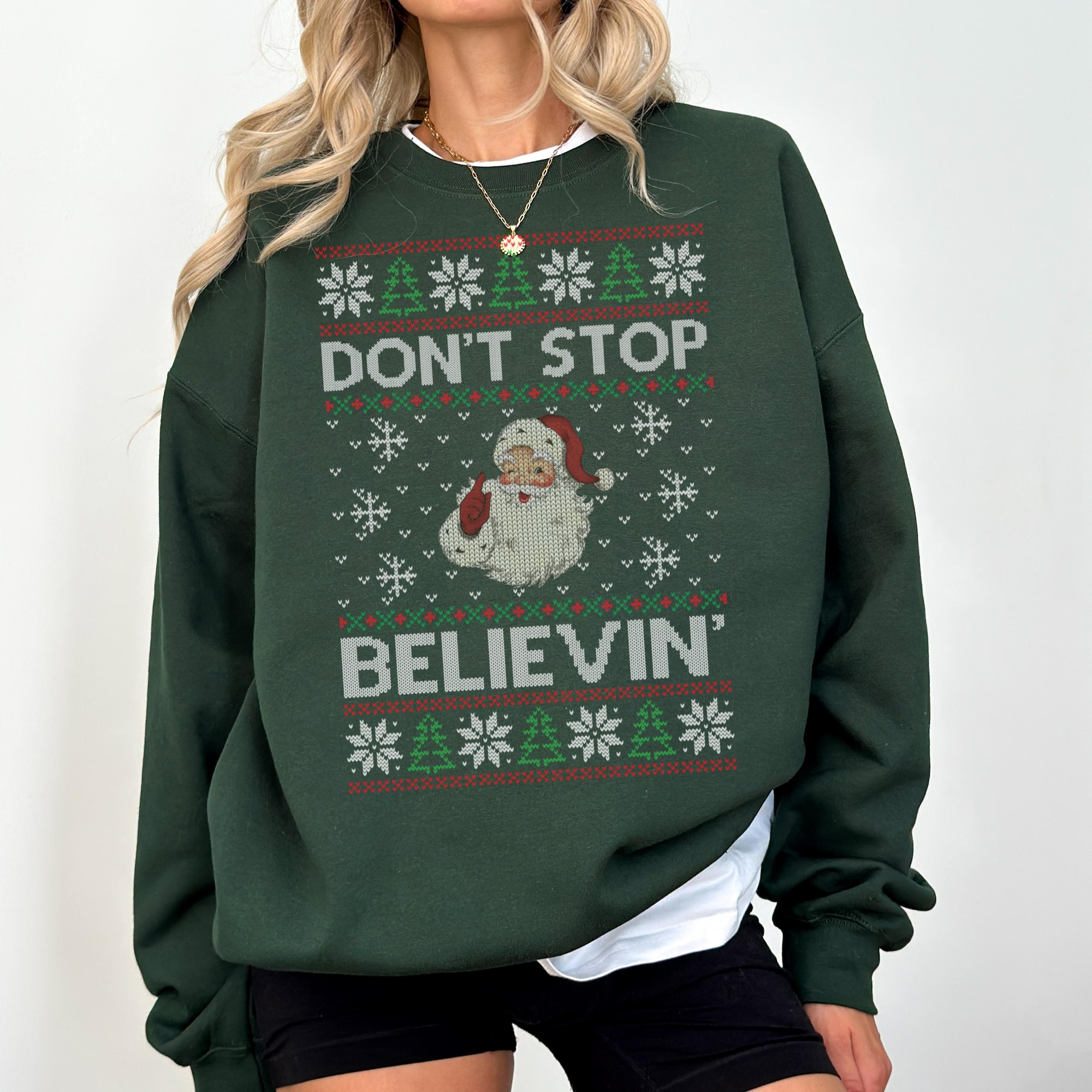 Cool unisex retro style Christmas sweater, vintage look Christmas sweater, Christmas streetwear, gift for him and her, edgy Christmas