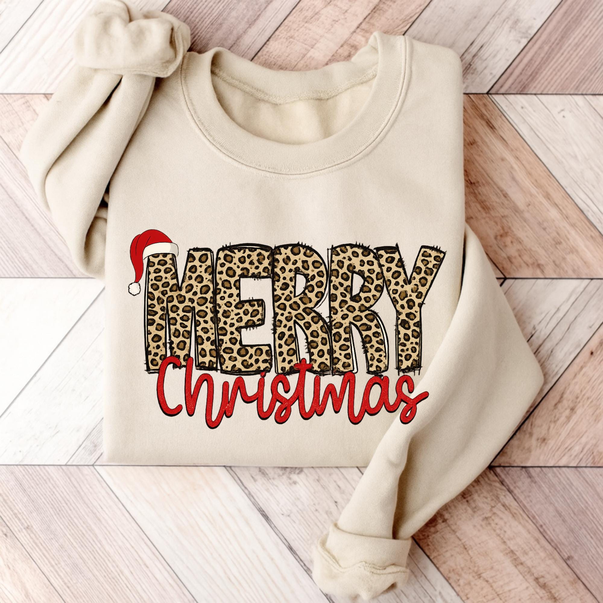 il_2000xN.7300343753_ed8l-1.jpg Christmas Shirt, Merry Christmas Sweatshirt, Leopard Printed Christmas Shirt, Christmas Gift Shirt, Women Leopard Christmas Shirt.