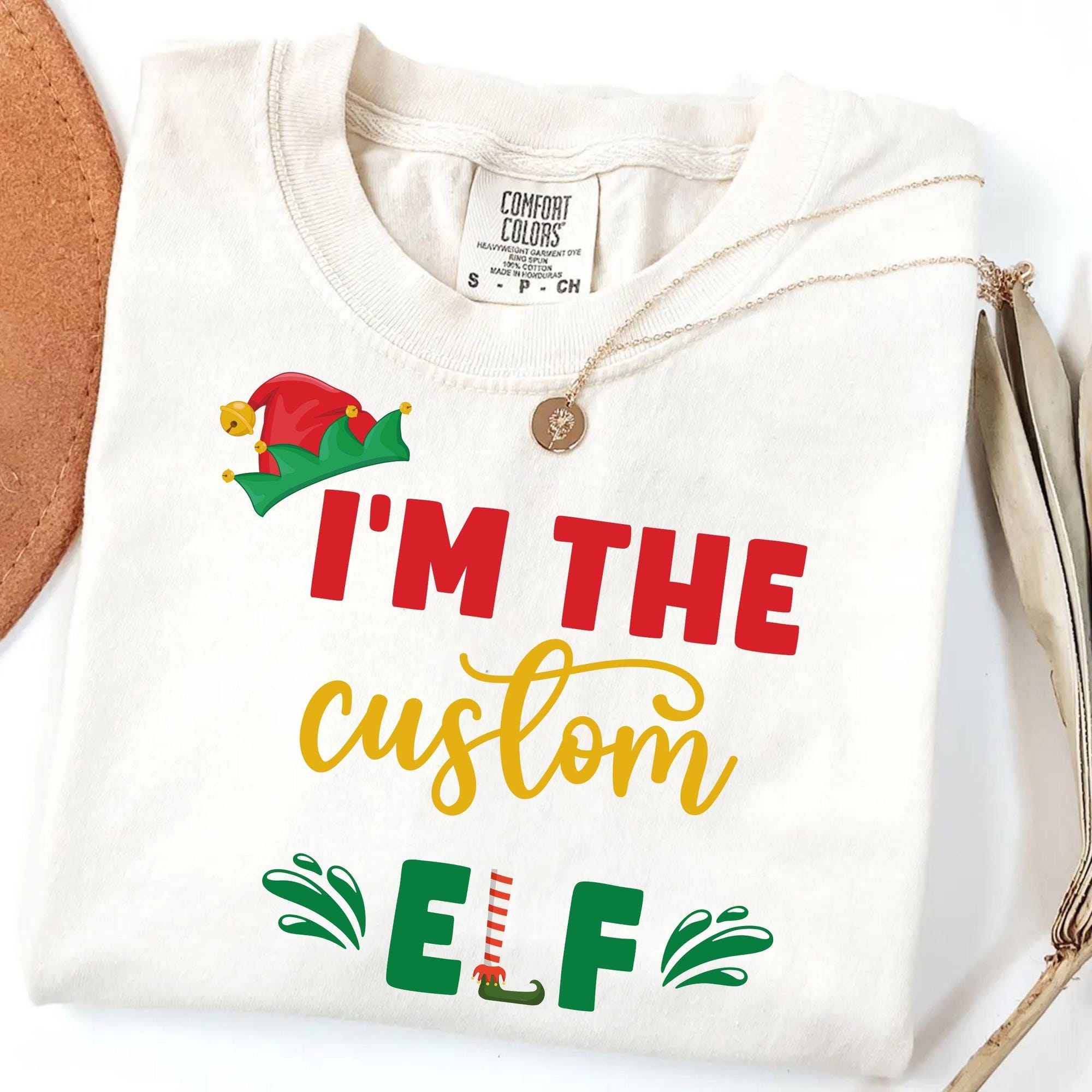Custom ‘The Elf’ Comfort Colors Christmas Shirt