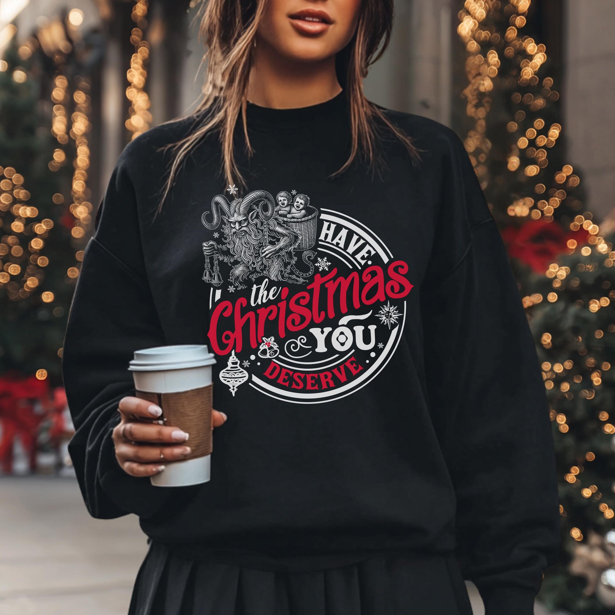 il_2000xN.7308827431_3wxr-3.jpg Krampus Have The Christmas You Deserve shirt, Winter Solstice Wiccan, Dark Christmas Humor tshirt, Spooky Yule Krampus Christmas Sweatshirt