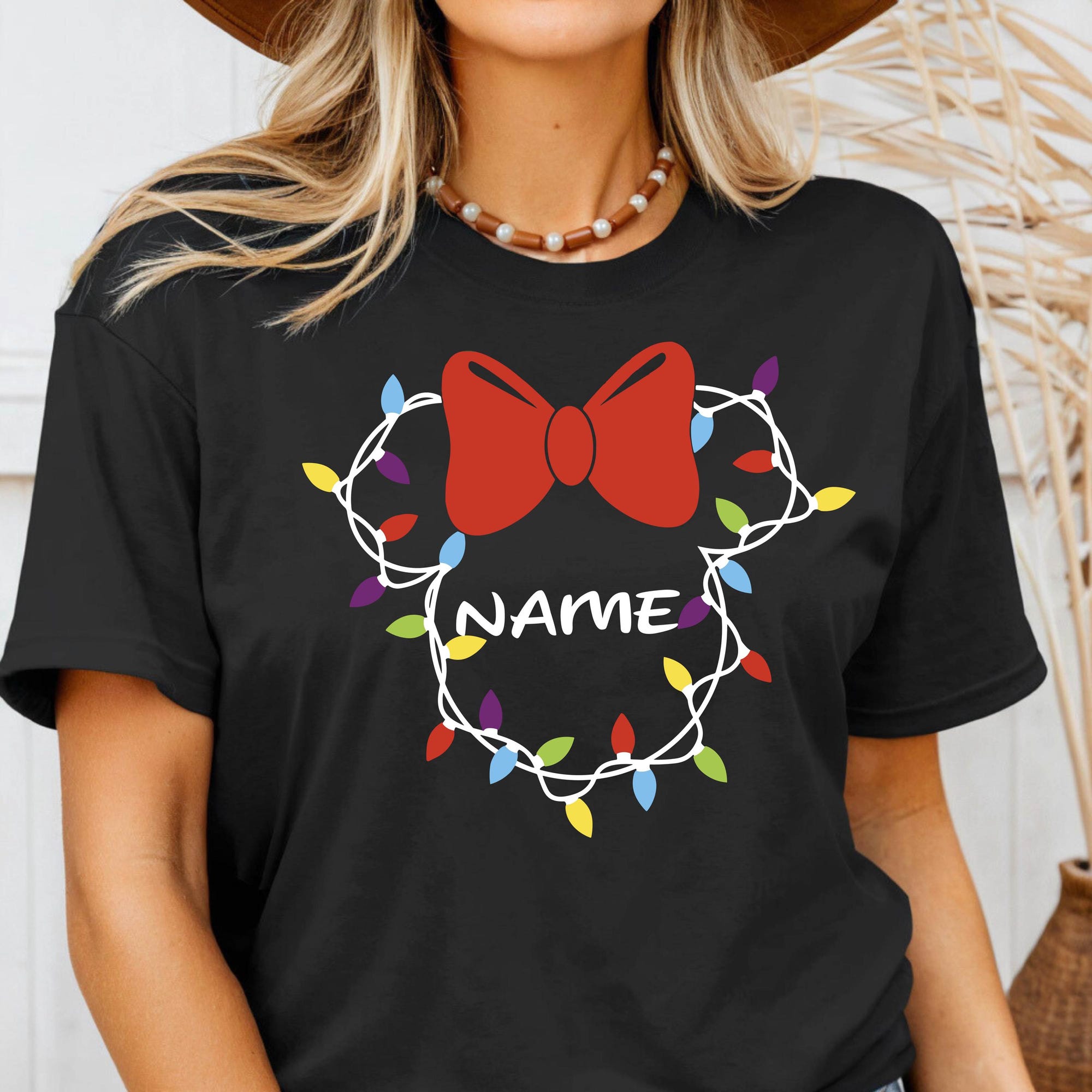 il_2000xN.7313514879_b1gw.jpg Personalized Disney Christmas Lights Shirts, Mickey and Minnie Christmas Shirts, Custom Christmas Squad, Disney Family Matching Trip Tees