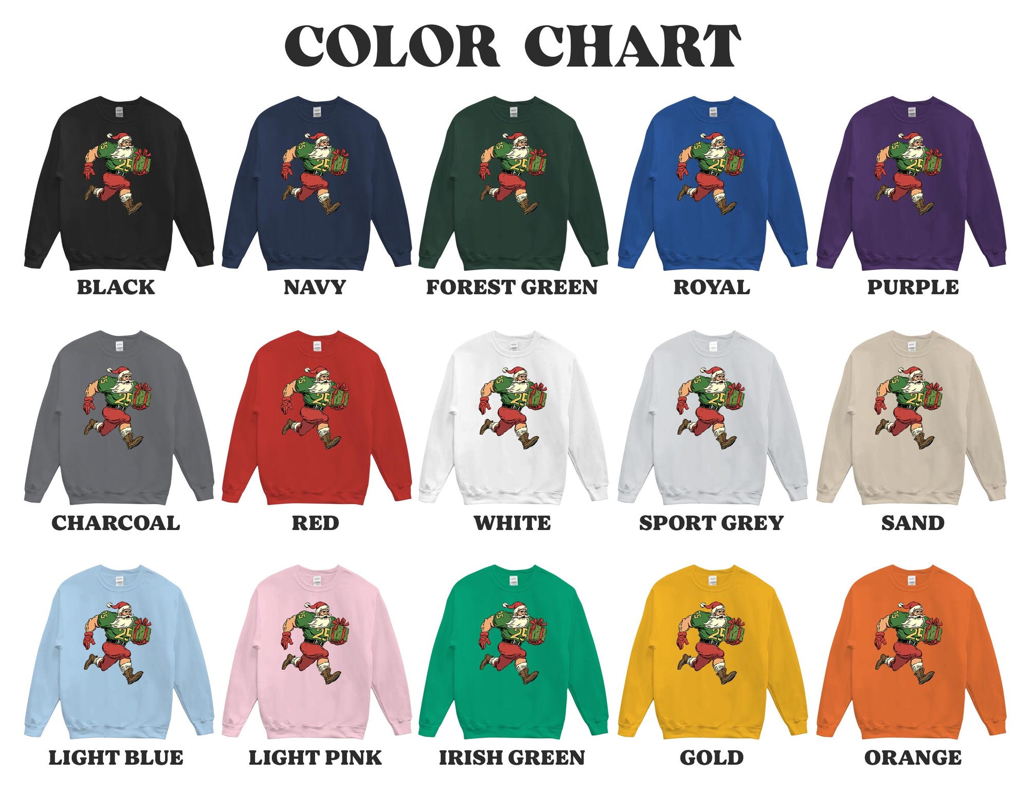 il_2000xN.7314294057_7n2l-1.jpg Funny Christmas Football Santa Shirt, Christmas Sweatshirt, Tis the Season for Touchdowns Tee, Retro Game Day Shirt, Football Mascot Hoodie