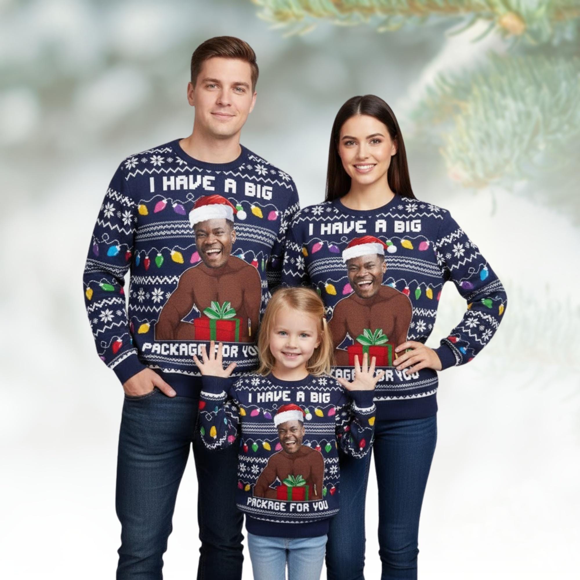 il_2000xN.7317360557_l60n.jpg Personalized Christmas Ugly Sweater, I Have A Big Package For You Sweater, Funny Matching Winter Outfit, Cute Christmas Gift