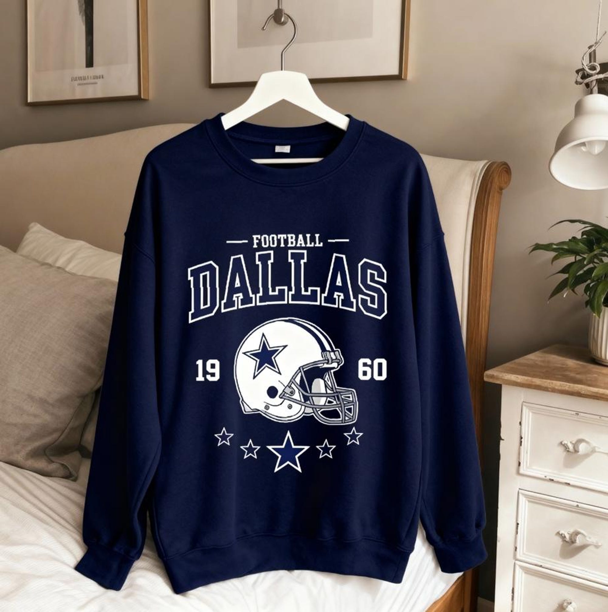 Dallas Football Unisex Shirts, Vintage 90s Dallas Football Team Crewneck Sweatshirt, Retro Dallas Game Day T-Shirt, Dallas Fans Gift