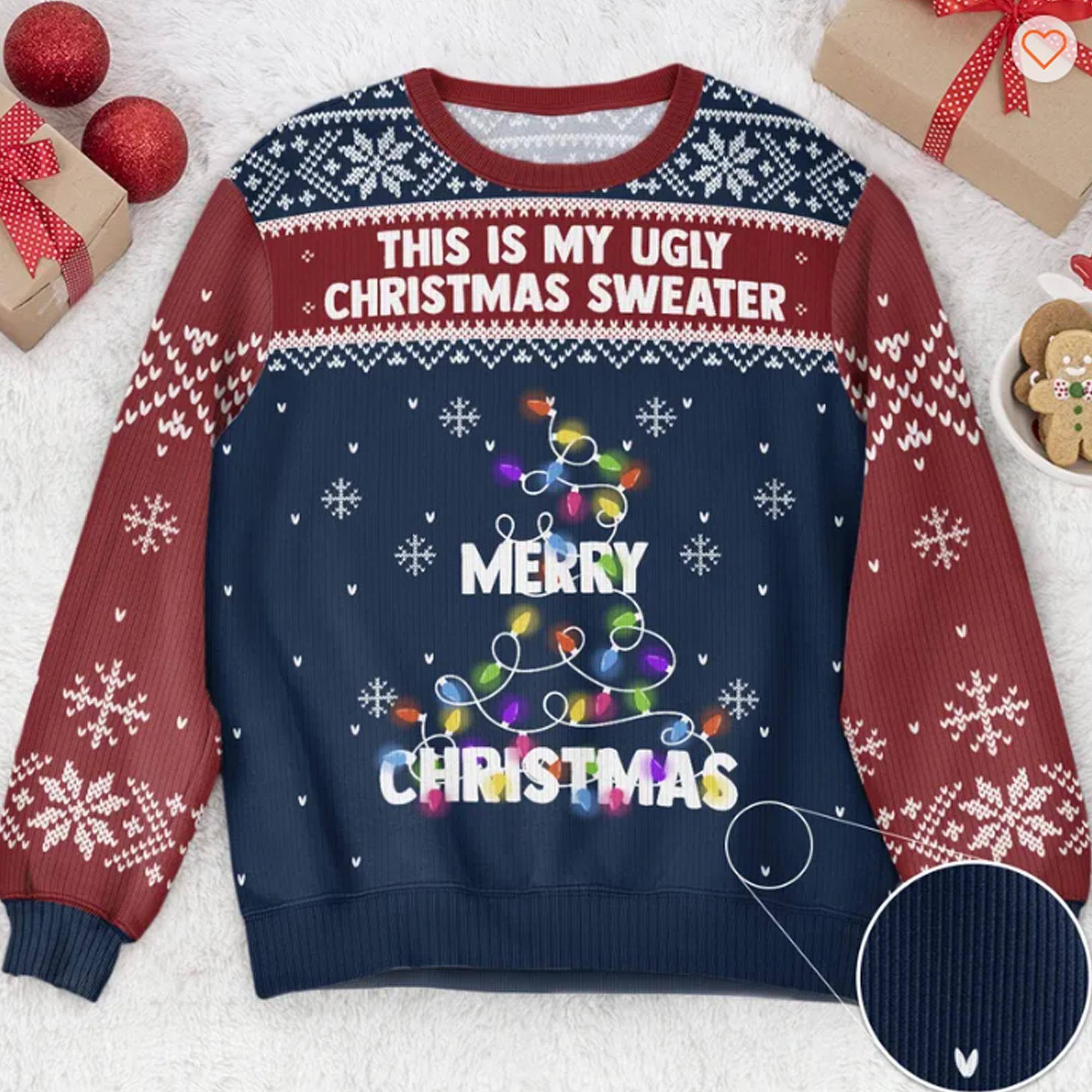 il_2000xN.7317499373_8fj7.jpg Personalized Christmas Tree Family Faces Ugly Sweater, Photo Ugly Xmas Ugly Sweater, Custom Kids Faces Family Christmas Ugly Matching Gift