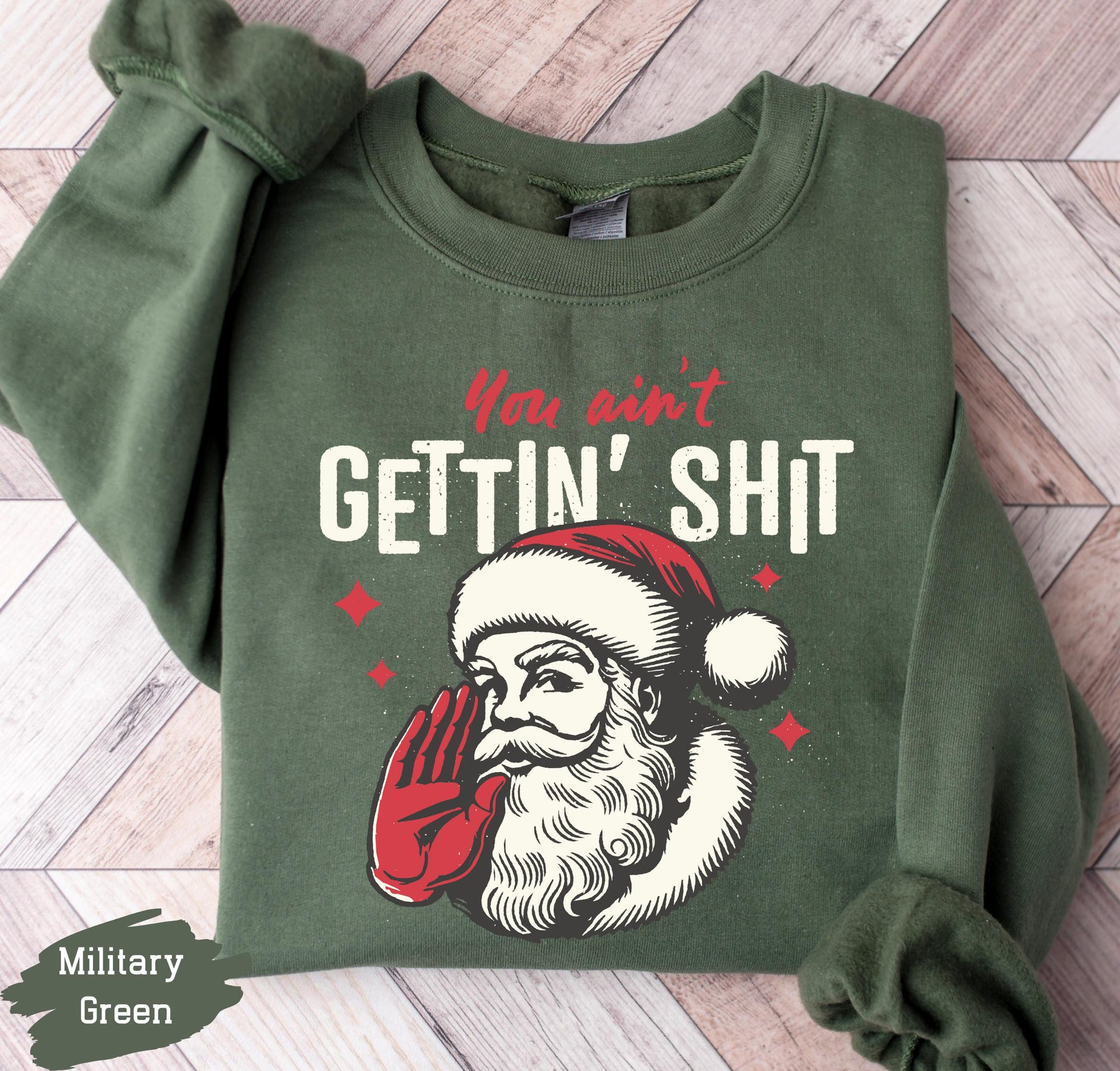 il_2000xN.7323389503_oer7.jpg Funny Santa Christmas Sweatshirt: Adult Humor Shirt