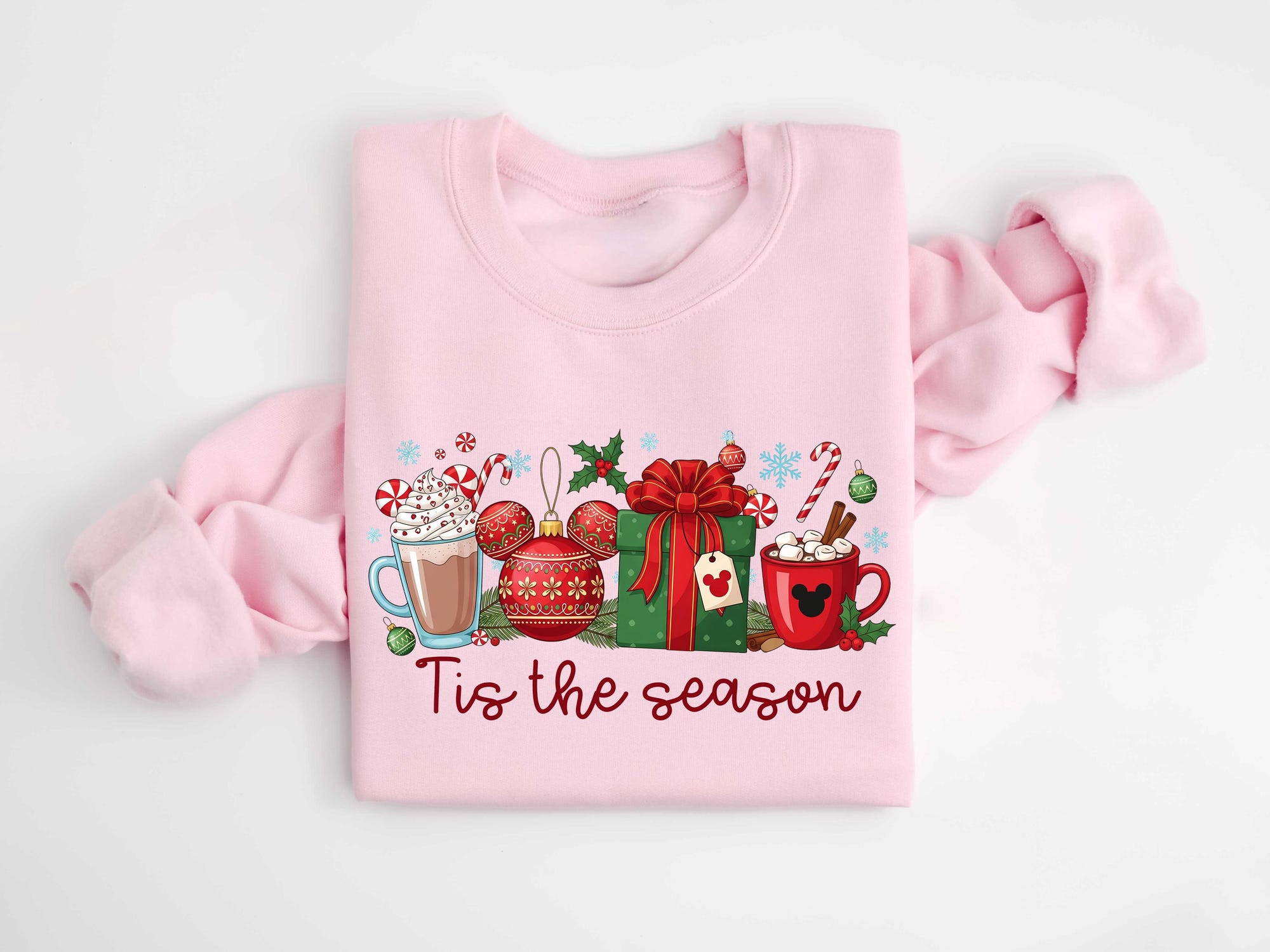 Mickey and Friends Sweatshirt, Disney Christmas Tis the Season tShirt, Christmas Tis The Season Magical Disney Christmas Shirt, Xmas Gift