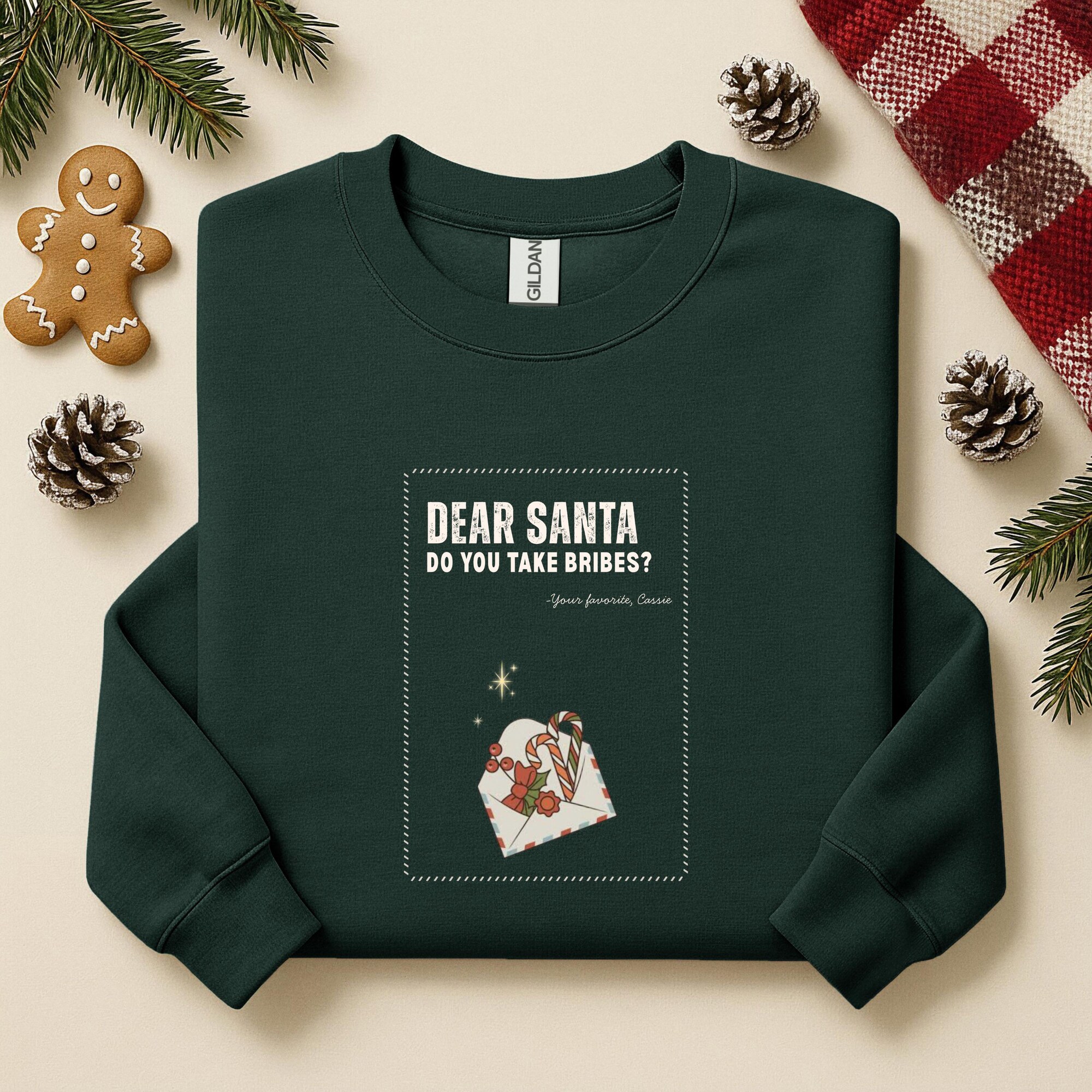 il_2000xN.7328885145_t6vg.jpg Custom Dear Santa-Do You Take Bribes? Sweater Custom Ugly Christmas Sweater Funny Holiday Sweater Group Ugly Christmas Sweater