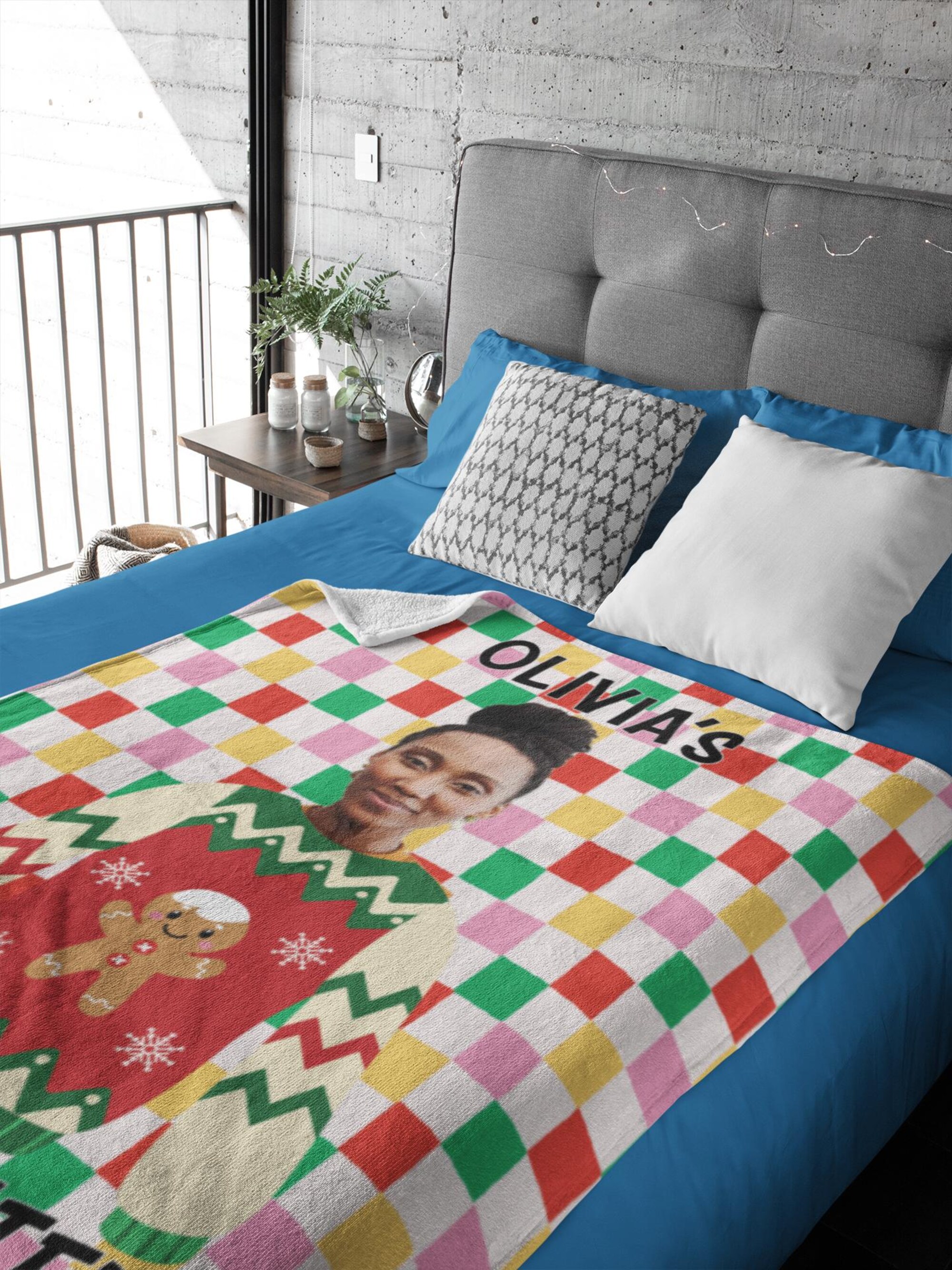 il_2000xN.7330041399_3nsi.jpg Custom Ugly Sweater Blanket, Personalized Christmas Blanket with Name, Funny Holiday Throw,6 Design Options,Cozy Xmas Gift,Movie Night Decor