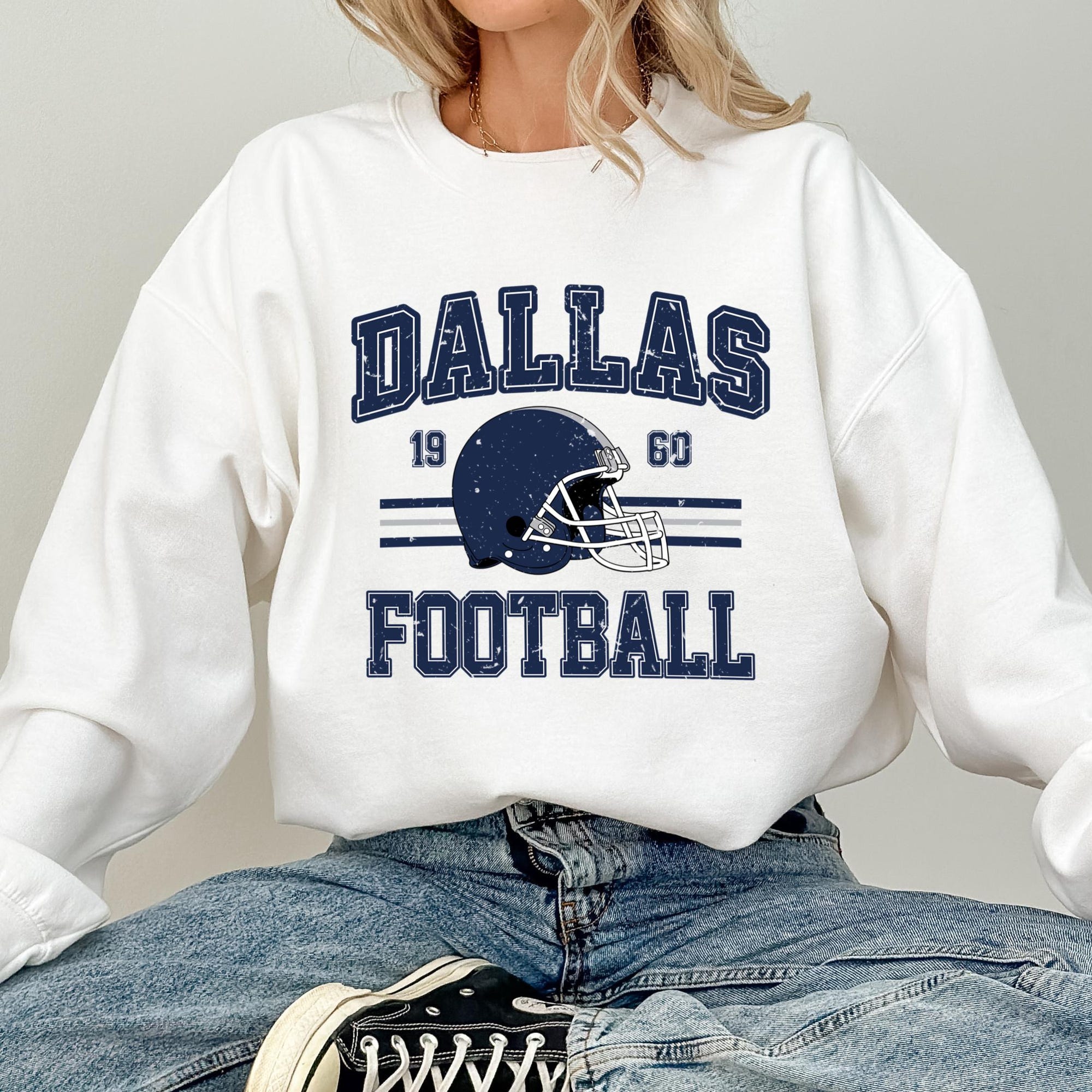 Dallas Football Vintage Style  Sweatshirt,Dallas Football Shirt,Cowboy Sweatshirt,Dallas Shirt,Game Day Football Shirt,Dallas Fans Gift