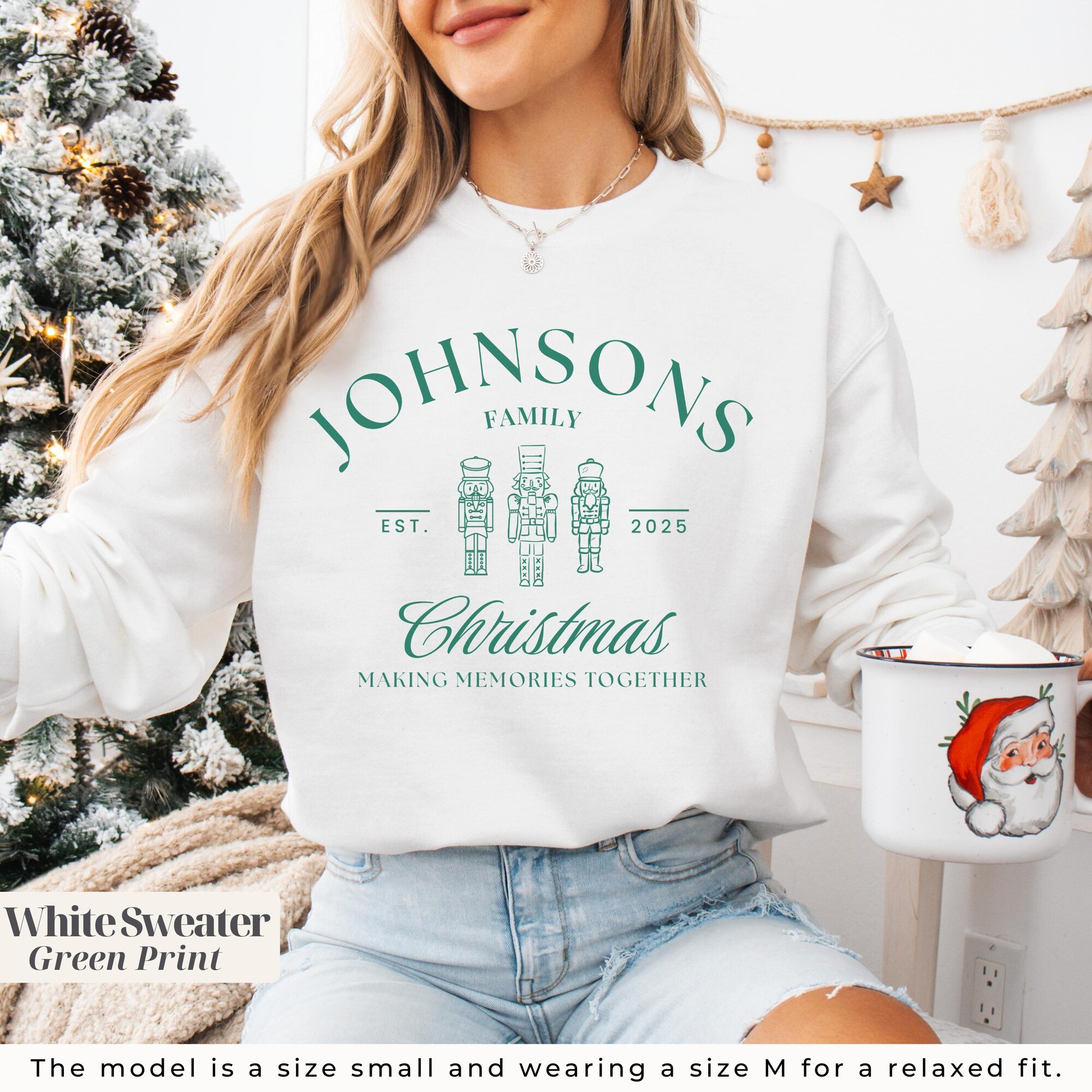 il_2000xN.7337111079_st8n.jpg Custom Family Christmas Shirt, Family Matching Xmas Tee, Personalized Christmas Family Shirt With Name, Group Holiday Tshirt Christmas Crew