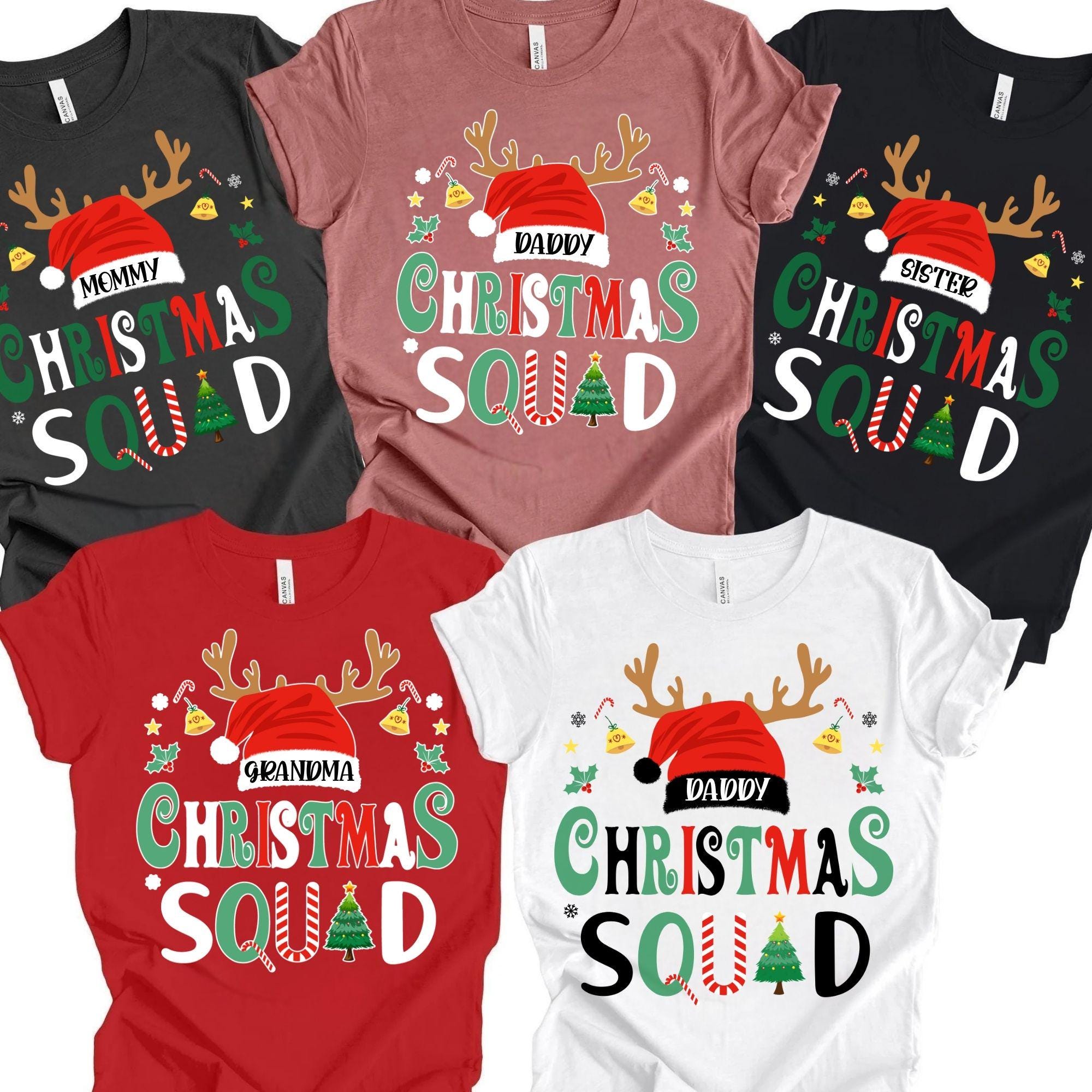 il_2000xN.7340144463_67bi.jpg Christmas Squad Shirt, Family Christmas 2025 Shirts, Christmas Group Shirt, Christmas Family Shirt, Christmas Pajamas, Family Matching Shirt