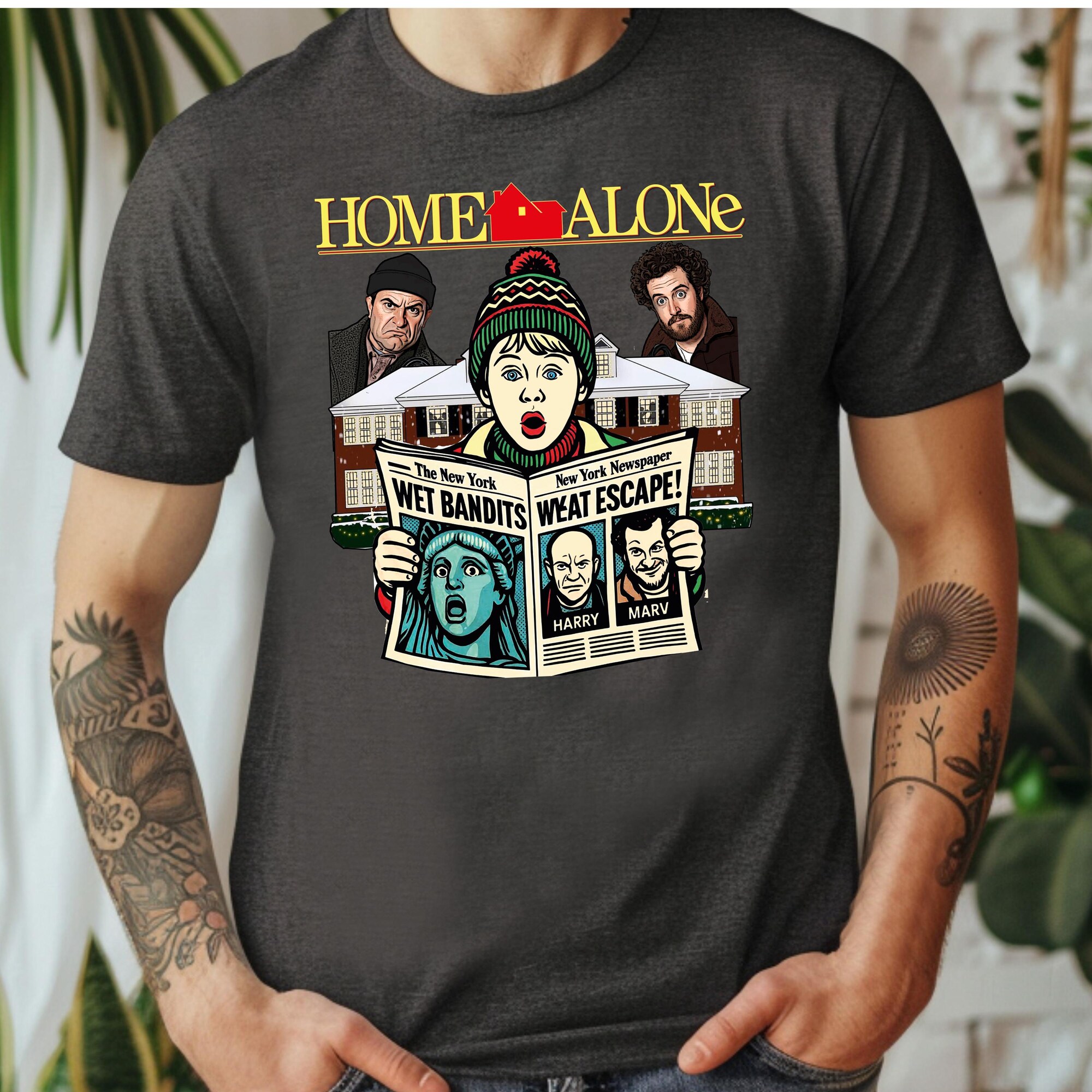 il_2000xN.7342148181_tpbp.jpg Home Alone Christmas Sweatshirt: Funny 90s Movie Tee